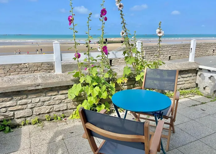 La Parenthese Marine, Vue Avec Terrasse 아파트 아로만체스레방