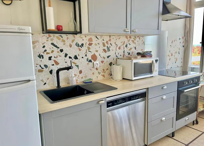 아파트 La Parenthese Marine, Vue Avec Terrasse